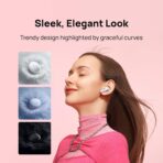 ⁦سماعات اذن فري بادز 5i اللاسلكية من هواوي، سماعات اذن بخاصية الغاء الضوضاء مع عمر بطارية طويل الامد - سماعات اذن بلوتوث ومقاومة للماء مع صوت عالي الدقة معتمدة .⁩ - الصورة ⁦16⁩