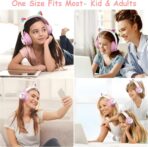 ⁦سماعة رأس بلوتوث M31 بصوت عالي الدقة ستيريو 6D مع إضاءة ار جي بي – تدعم بطاقة تي اف وراديو اف ام – تصميم مريح ومميز للأطفال.⁩ - الصورة ⁦9⁩