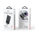 YP55 10000mAh PD20W+USB22.5W شحن سريع مؤشر حالة الطاقة الشفاف مع باور بنك الطاقة