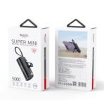 ⁦باور بنك صغير للغاية YESIDO YP68 بسعة 5000 مللي أمبير/ساعة .⁩ - الصورة ⁦5⁩