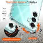 ⁦جراب غوريلا شفاف ممتص للصدمات لهاتف جالاكسي A26 الجيل الرابع 4G/A26 5G⁩ - الصورة ⁦9⁩