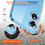 ⁦جراب حماية غوريلا شفاف لموبايل Oppo A17K بزوايا مضادة للصدمات. ⁩ - الصورة ⁦8⁩