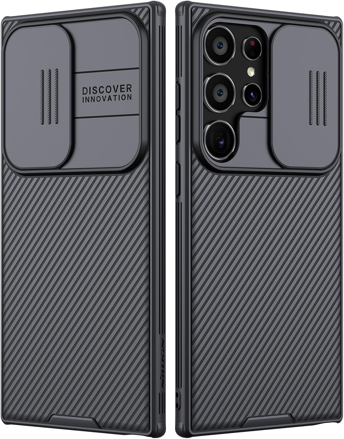 81buKiPd1ZL._AC_SL1500_ جراب لموبايل جالاكسي S24 الترا من نيلكن، جراب كام شيلد برو لموبايل سامسونج جالاكسي S24 الترا مع غطاء كاميرا منزلق، جراب نحيف وأنيق، جراب S24 الترا. - الصورة 1