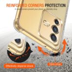 ⁦جراب حماية شفاف رفيع مقاوم للصدمات من مادة TPUمن Gorilla لهاتف  Vivo V23 5G .⁩ - الصورة ⁦8⁩