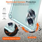 ⁦جراب حماية غوريلا شفاف لموبايل Oppo A58 4G بزوايا مضادة للصدمات. ⁩ - الصورة ⁦7⁩