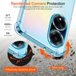 ⁦جراب حماية غوريلا شفاف لموبايل Oppo A98 5G بزوايا مضادة للصدمات. ⁩ - الصورة ⁦8⁩