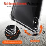 ⁦جراب حماية شفاف رفيع مقاوم للصدمات من مادة TPUمن Gorilla لهاتف Xiaomi Redmi 9A .⁩ - الصورة ⁦7⁩