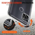 ⁦جراب حماية شفاف رفيع مقاوم للصدمات من مادة TPUمن Gorilla لهاتف  Realme C21Y .⁩ - الصورة ⁦8⁩