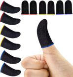 جوانتيات أصابع مزودة بمسامات للتهوية ومغناطيسية ومضادة للعرق وخفيفة الوزن مناسبة لشاشات التي تعمل باللمس ولالعاب الموبايل وبابجي