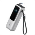 شاحن باور بانك  Anker Zolo A1695H11 (25 ألف مللي امبير 165 واط، USB نوع C مدمج وكابل قابل للسحب) شاحن محمول عالي السرعة 1 USB-C، 1 USB نوع A.