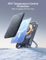 ⁦باور بانك لاسلكي مغناطيسي من Joyroom بسعة 10000 مللي أمبير/ساعة وقوة 22.5 واط JR-PBM12⁩ - الصورة ⁦8⁩