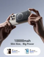 ⁦باور بانك لاسلكي مغناطيسي من Joyroom بسعة 10000 مللي أمبير/ساعة وقوة 22.5 واط JR-PBM12⁩ - الصورة ⁦12⁩