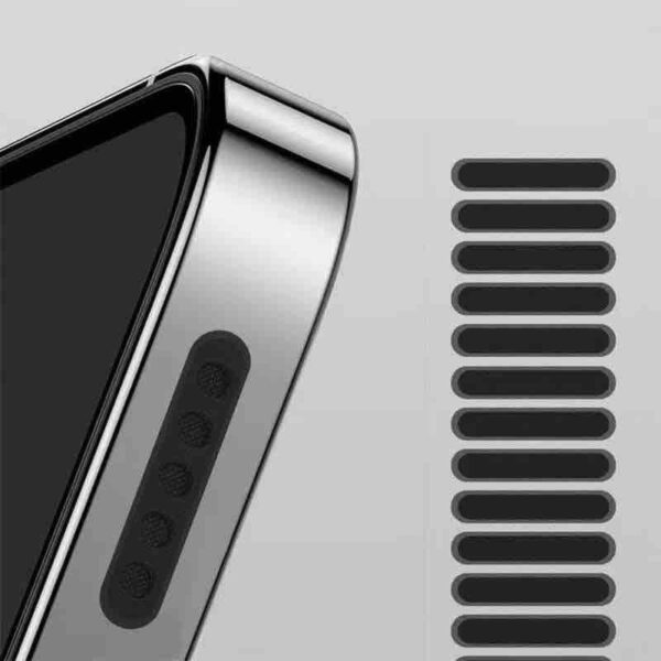 ستيكر لاصق فلتر للسماعة شبكي مقاوم للغبار للموبايل، لحماية مخرج الصوت، مضاد للغبار لموبايلات ايفون واندرويد ومخرج الصوت