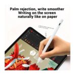 ⁦قلم ستايلس للموبايل والتابلت حساس للمس بسعة نشطة بلون أبيض من جويروم - JR-X12، لحاسوب محمول⁩ - الصورة ⁦2⁩