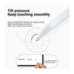 ⁦قلم ستايلس للموبايل والتابلت حساس للمس بسعة نشطة بلون أبيض من جويروم - JR-X12، لحاسوب محمول⁩ - الصورة ⁦4⁩