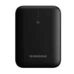 ⁦باور بانك ريفرسونج بمنفذين يو اس بي + منفذ تايب سي 20 وات 10000 مللي أمبير Vision 10 Mini PB33 - أسود⁩ - الصورة ⁦3⁩