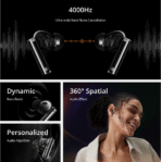 ⁦سماعات ريلمى Buds Air 5 Pro اللاسلكية بتقنية إلغاء الضوضاء النشطة 50 ديسيبل .⁩ - الصورة ⁦10⁩