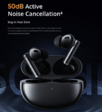 ⁦سماعات ريلمى Buds Air 5 Pro اللاسلكية بتقنية إلغاء الضوضاء النشطة 50 ديسيبل .⁩ - الصورة ⁦11⁩