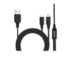 كابل صودا Sca440 2 في 1 من النوع c ومايكرو.