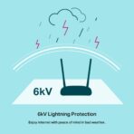 ⁦TD-W9960 جهاز توجيه مودم لاسلكي N VDSL/ADSL بسرعة 300 ميجابت في الثانية⁩ - الصورة ⁦7⁩