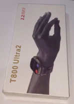 ⁦ساعة ذكية T800 الترا 2 كبيرة بتقنية الاتصال قريب المدى وإجراء المكالمات عبر خاصية البلوتوث وشحن لاسلكي وشاشة تعمل باللمس HD عالية الدقة 2.2 بوصة متوافقة مع نظام IOS وأندرويد للرجال والنساء .⁩ - الصورة ⁦4⁩