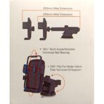 ⁦حامل هاتف السيارة L-2007D2.⁩ - الصورة ⁦3⁩