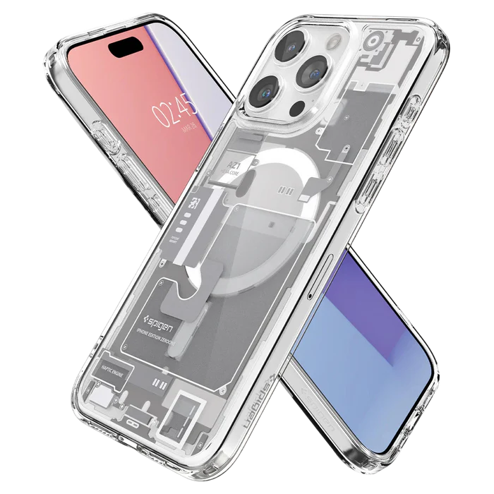 detail_iphone_67p_2023__ultrahybrid_magfit_zeroone_white_07_c10df6a2-e6c6-462b-b108-43a1604eb50e جراب الترا هايبرد زيرو ون ماج فيت لموبايل آيفون 12 برو ماكس ومتوافق مع اكسوارات ماج سيف من سبايجن - الصورة 1