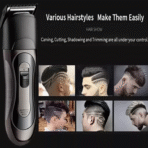 ⁦ماكينة حلاقة كهربائية 3 في 1 LZ-688: ماكينة تشذيب شعر الأنف، ماكينة قص الشعر، وشفرة الحلاقة .⁩ - الصورة ⁦7⁩