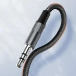 ⁦كابل USB C الى AUX، كيبل USB C الى مقبس ذكر 3.5 ملم، مصنوع من النايلون المضفر متوافق مع جوالات سامسونج، محول كيبل USB C الى AUX 3.5 ملم للسيارة، نوت 10، جوجل بيكسل⁩ - الصورة ⁦16⁩