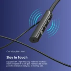 ⁦سماعة أذن لاسلكية oraimo Necklace Lite مزدوجة  OEB-311 بتصميم شريط حول الرقبة بصوت جهوري عميق ووقت تشغيل 30 ساعة وشحن واستجابة في اسرع وقت ممكن ، تقنية اي ان سي، شريط رقبة مريح ومقاومة للعرق .⁩ - الصورة ⁦7⁩