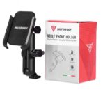 حامل هاتف Motowolf V3 من سبائك الألومنيوم من موتوولف، بزاوية 360 درجة، الإصدار 3، حامل هاتف محمول / حامل V3، نوع المرآة، نوع المشبك، للدراجات الهوائية / الدراجات الكهربائية / الدراجات النارية .