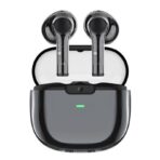 Recci Amber  ريتشي فرى بودز Amber موديل REP-W50 تصميم شفاف، رؤية واضحة للمكونات صوت عالي الدقة، جهير قوي تحكم باللمس متعدد الوظائف .