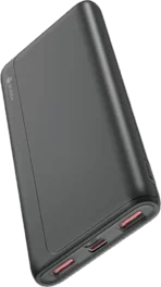 ⁦باور بانك بودي 10000 ملي امبير، شحن سريع، 22.5 واط، اسود، P22⁩ - الصورة ⁦3⁩