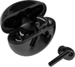 ⁦سماعات أذن بادي لاسلكية، بلوتوث 5.3، مقاومة للماء، ENC، أسود، W20 Plus .⁩ - الصورة ⁦2⁩