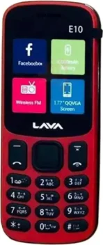 ⁦موبايل لافا E10 ثنائي الشريحة شبكة 2 جي 1.8 بوصة .⁩ - الصورة ⁦2⁩