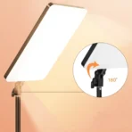 ⁦إضاءة LED احترافية للتصوير الفوتوغرافي PM-60 RGB , اضاءات مختلفه لتتناسب مع كل جلسات التصوير , مع حامل ستاند , وريموت تحكم عن بعد , لصنع محتوى مختلف على التيك توك - الفيسبوك - اليوتيوب .⁩ - الصورة ⁦2⁩