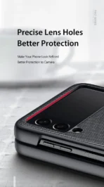 ⁦جراب Fino Dux Ducis القماشي لهاتف سامسونج زد فليب 3.⁩ - الصورة ⁦4⁩