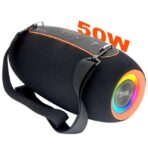 ⁦مكبر صوت لا سلكي كيسونلي، 50 وات، 4000 مللي امبير، تي اف، يو اس بي، K8 - اسود⁩ - الصورة ⁦2⁩