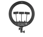 ⁦مصباح حلقي LED MF-18 - اضاءة ناعمة متعددة الاوضاع امنة للعين - دوران 360 درجة - مثالي للبث المباشر والتصوير الفوتوغرافي للمدونين .⁩ - الصورة ⁦2⁩