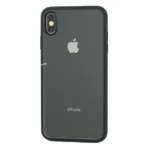 جراب خلفي شفاف من سلسلة Q من مادة TPU لهاتف iPhone X .