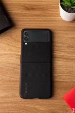 ⁦جراب Fino Dux Ducis القماشي لهاتف سامسونج زد فليب 3.⁩ - الصورة ⁦5⁩