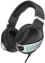 ⁦سماعة رأس للالعاب GM-540 - آر جي بي - مقبس واحد وطاقة UBS من جيجاماكس- تصميم مريح مصنوع من الجلد والمعدن .⁩ - الصورة ⁦2⁩