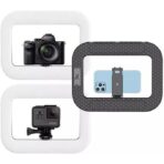 ⁦NeePho رينج لايت بإضاءة RGB احترافية بـ3 ألوان - دوران 360°- إضاءة ناعمة لحماية العين- مثالية للبث المباشر والتصوير - نييفو MJ-28 .⁩ - الصورة ⁦4⁩