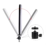 ⁦رينج لايت ring light m33 مع الحاملإضاءة احترافية مع رينج لايت M33 المخصص لتصوير الفيديوهات والبث المباشر، مزود بترايبود قابل للتعديل وحامل موبايل ثابت، مع أوضاع إضاءة متعددة وتعتيم تدريجي يمنحك تحكم كامل في الألوان والسطوع. مثالي لصناع المحتوى على تيك توك، فيسبوك، ويوتيوب، وكذلك لجلسات المكياج والتصوير المنزلي. .⁩ - الصورة ⁦5⁩