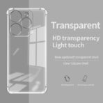 ⁦جراب حماية شفاف رفيع مقاوم للصدمات من مادة TPUمن Gorilla لهاتف  Infinix Hot 40i .⁩ - الصورة ⁦2⁩