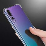 ⁦جراب حماية شفاف رفيع مقاوم للصدمات من مادة TPUمن Gorilla لهاتف  Huawei Y9 Prime .⁩ - الصورة ⁦3⁩