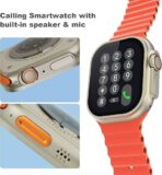 ⁦ساعة ذكية جديدة T900 الترا، شاشة HD 2.1 انش، ان اف سي، متتبع اللياقة البدنية، معدل ضربات القلب، مراقب الاكسجين، المكالمات، شحن لاسلكي | IOS واندرويد للرجال والنساء .⁩ - الصورة ⁦13⁩