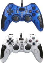 لوحة العاب مزدوجة تربو بوينت PT600D ازرق- رمادي، كمبيوتر محمول، USB .