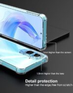 ⁦جراب حماية شفاف رفيع مقاوم للصدمات من مادة TPUمن Gorilla لهاتف   HONOR 90 Lite .⁩ - الصورة ⁦3⁩