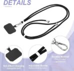 ⁦سلسلة موبايل سحرية قابلة للازالة، حبل سلسلة لحافظة الموبايل، حزام موبايل للتعليق، سلسلة موبايل قابلة للتعديل مع سلك ووسادة، حبل قصير لجميع الهواتف الذكية .⁩ - الصورة ⁦4⁩